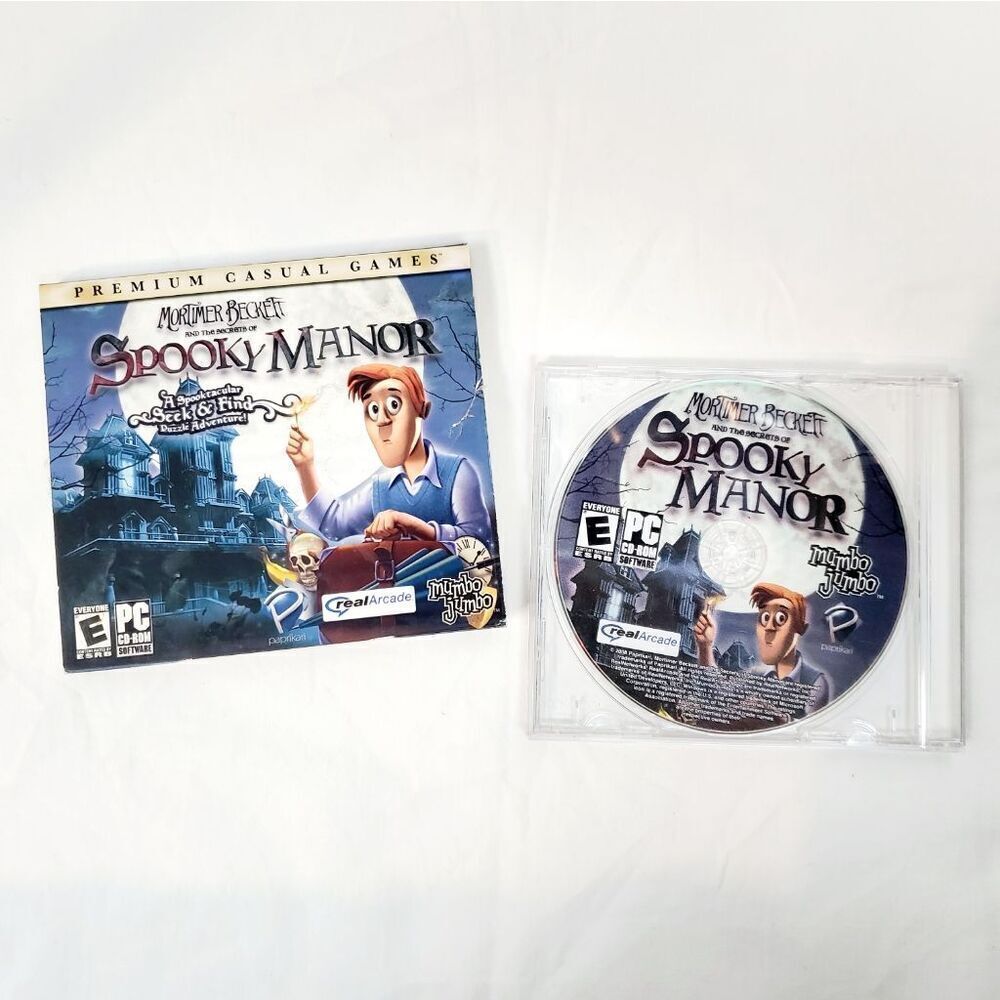 Mortimer Beckett & The Secrets Of Spooky Manor in Sleeve [CD-Rom, PC Game]